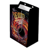 重力ハロウィーンホールブラックホラーによって食い尽くす ミディアムペーパーバッグ (裏面アングル)