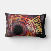 重力ハロウィーンホールブラックホラーによって食い尽くす ランバークッション (裏面)