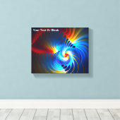 重力ブルーシフト キャンバスプリント (インサイチュ (ウッドフロア))