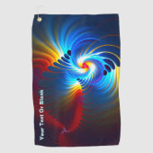 重力ブルーシフト ゴルフタオル (正面)