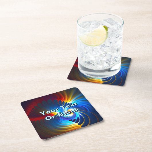 重力ブルーシフト スクエアペーパーコースター (インサイチュ)