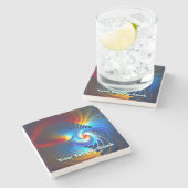 重力ブルーシフト ストーンコースター (横)