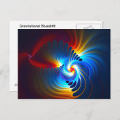 重力ブルーシフト ポストカード (正面/裏面)