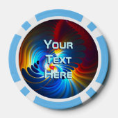 重力ブルーシフト ポーカーチップ (裏面)