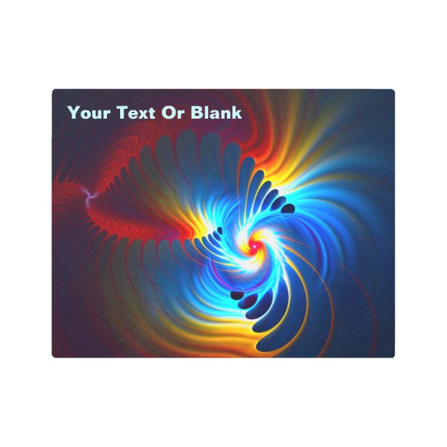 重力ブルーシフト メタルプリント (正面)