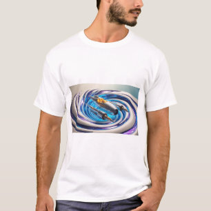 「重力プル：重力ウェルTシャツの宇宙船 Tシャツ