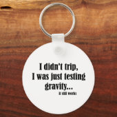 重力作用 キーホルダー (正面)