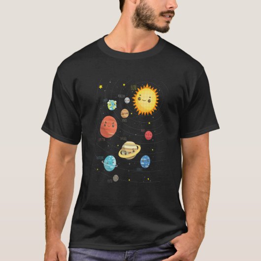 重力拘束システム宇宙飛行士 Tシャツ (正面)
