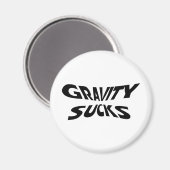重力最低 – 物理おもしろい科学ユーモア マグネット (正面/裏面)