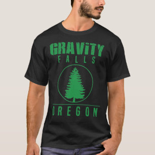 重力滝オレゴン松エッセンシャル Tシャツ