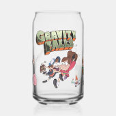 重力滝 ガラス缶 (左)