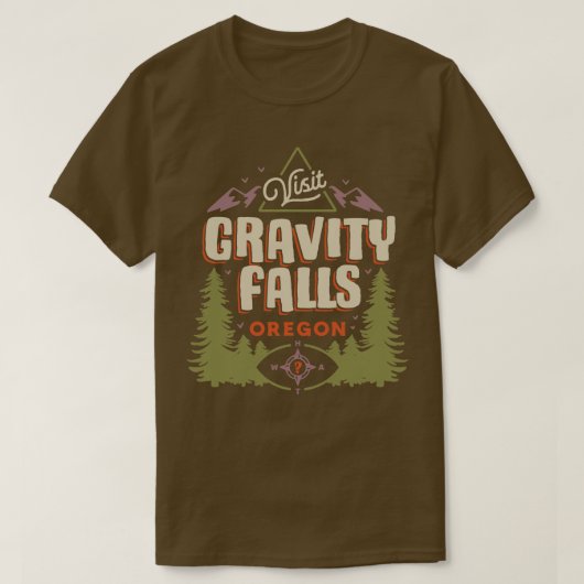 重力滝 Tシャツ (デザイン正面)