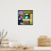 重力破壊法ポスタおもしろいー ポスター (キッチン)