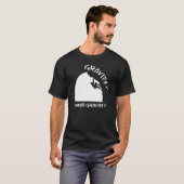 重力素晴らしボルダリング大きい石登山サ Tシャツ (正面フル)