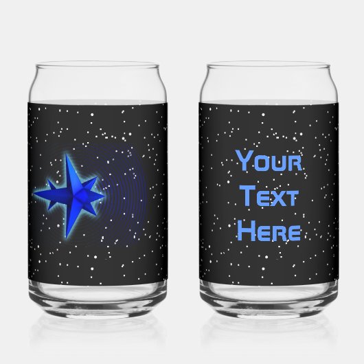 重力駆動探査機 ガラス缶 (正面)