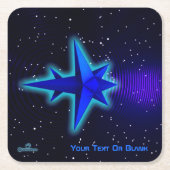 重力駆動探査機 スクエアペーパーコースター (正面)