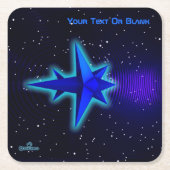 重力駆動探査機 スクエアペーパーコースター (正面)