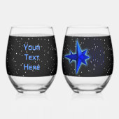 重力駆動探査機 ステムなしワイングラス (裏面)