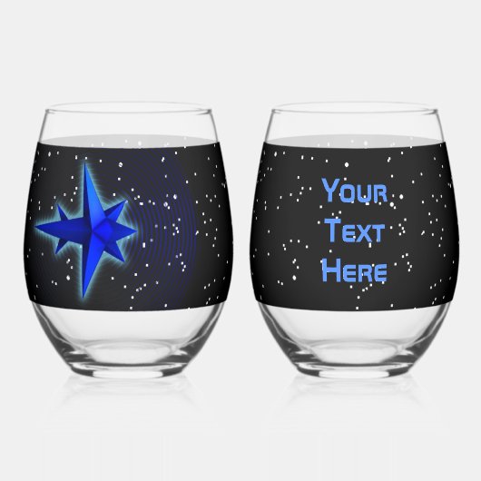 重力駆動探査機 ステムなしワイングラス (正面)