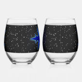 重力駆動探査機 ステムなしワイングラス (右)