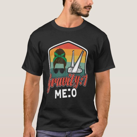 重力1 私 0 腕骨折8 Tシャツ (正面)