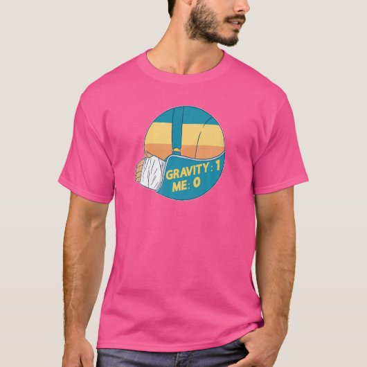 重力1 Me 0アーム骨折6 Tシャツ (正面)