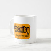 重力 コーヒーマグカップ (正面左)