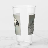 重厚なアフリカ産灰色オウム タンブラーグラス (左)