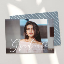 重大なスクリプト石板ブルー卒業写真