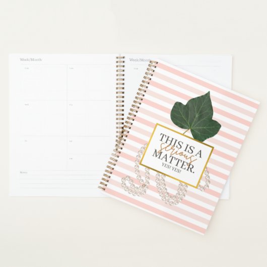 「重大な問題」 プランナー手帳 (ディスプレー)