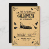 重大不気味ハローウィンパーティ招待状 招待状 (正面/裏面)