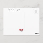 「重失った量」はがき ポストカード (裏面)