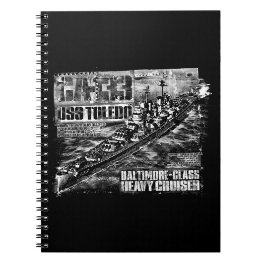 重巡洋艦トレドノート ノートブック (正面)
