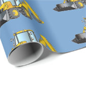 重機バックホーラッピング紙 ラッピングペーパー (ロールコーナー)