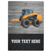 重機器ビジネススキッドステア建築N クリップボード (裏面)