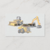 重機整備士及び保守 名刺 (裏面)