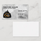 重機械採掘車 |建築 名刺 (正面/裏面)