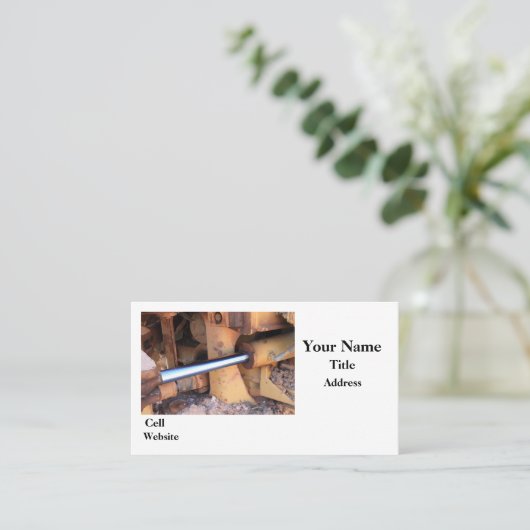 重機油圧シリンダ 名刺 (スタンド正面)