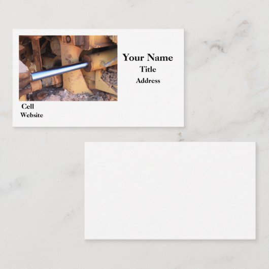 重機油圧シリンダ 名刺 (正面/裏面)