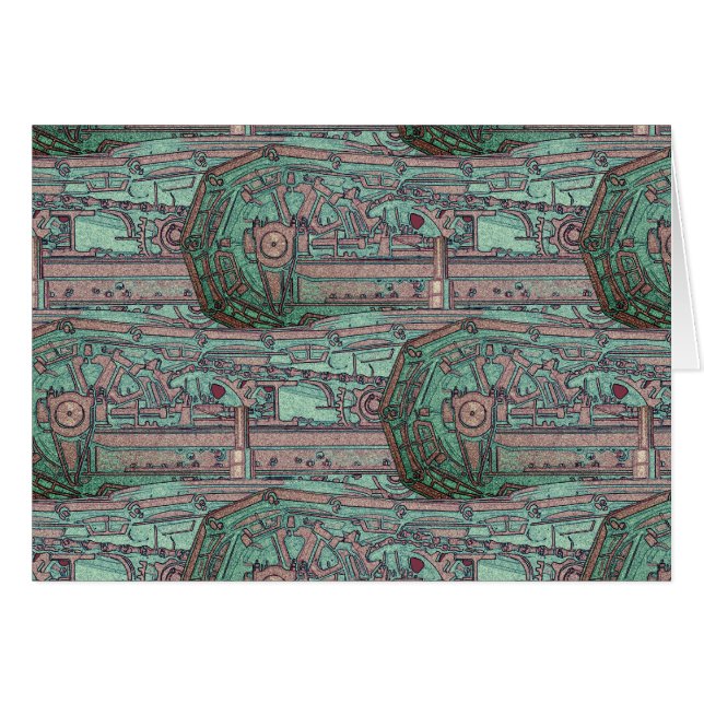 重機運転者クレーン運転者戦車 (正面横)