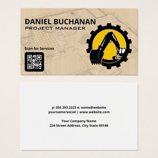 重機 | アーキテクチャ | 技術者 (正面&裏面)