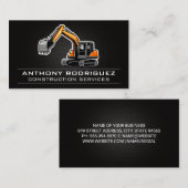 重機 | 建築車 名刺 (正面/裏面)