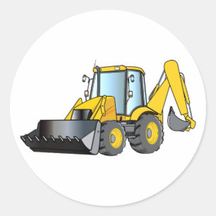 重機： Backhoe ラウンドシール
