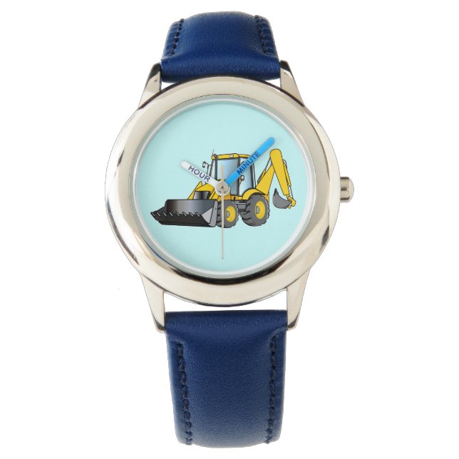 重機： Backhoe 腕時計 (正面)