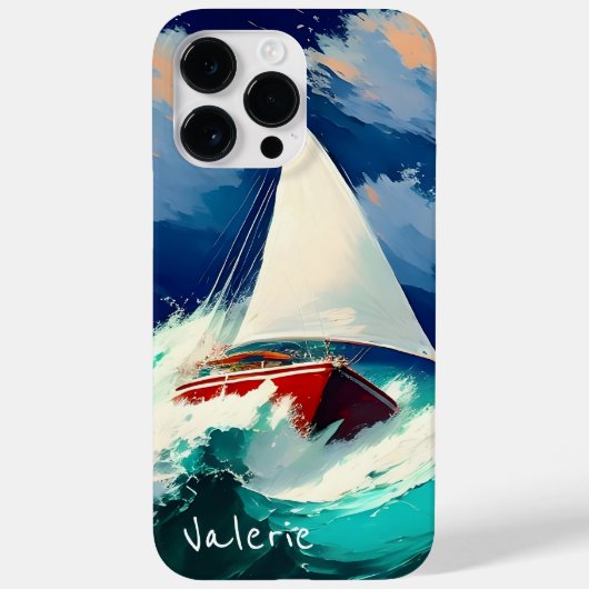 重海を走る帆船 Case-Mate iPhoneケース (裏面)