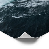 重海域における貨物船 ポスター (角)