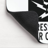 重点を置かれた労働者 マウスパッド (コーナー)