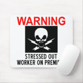 重点を置かれた労働者 マウスパッド (マウス)