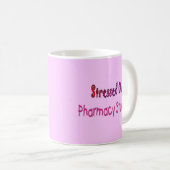 重点を置かれた薬学学生 コーヒーマグカップ (正面右)