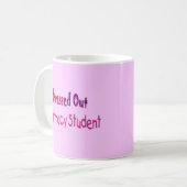 重点を置かれた薬学学生 コーヒーマグカップ (正面左)